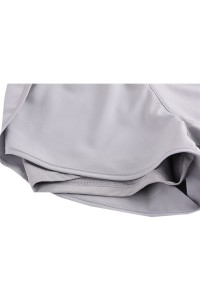 Fitness shorts women's anti-glare running loose quick-drying sports pants high waist fake two-piece yoga hot pants sports hot pants sports wide pants high waist sports pants SKSP030 back view